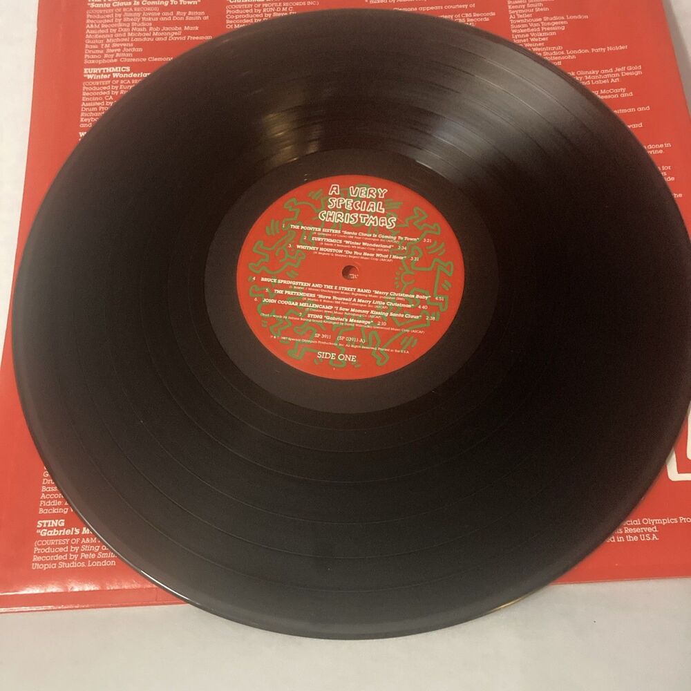 A VERY SPECIAL CHRISTMAS 87 33 rpm 12" vinyl record Special Olympics Production - Picture 11 of 12